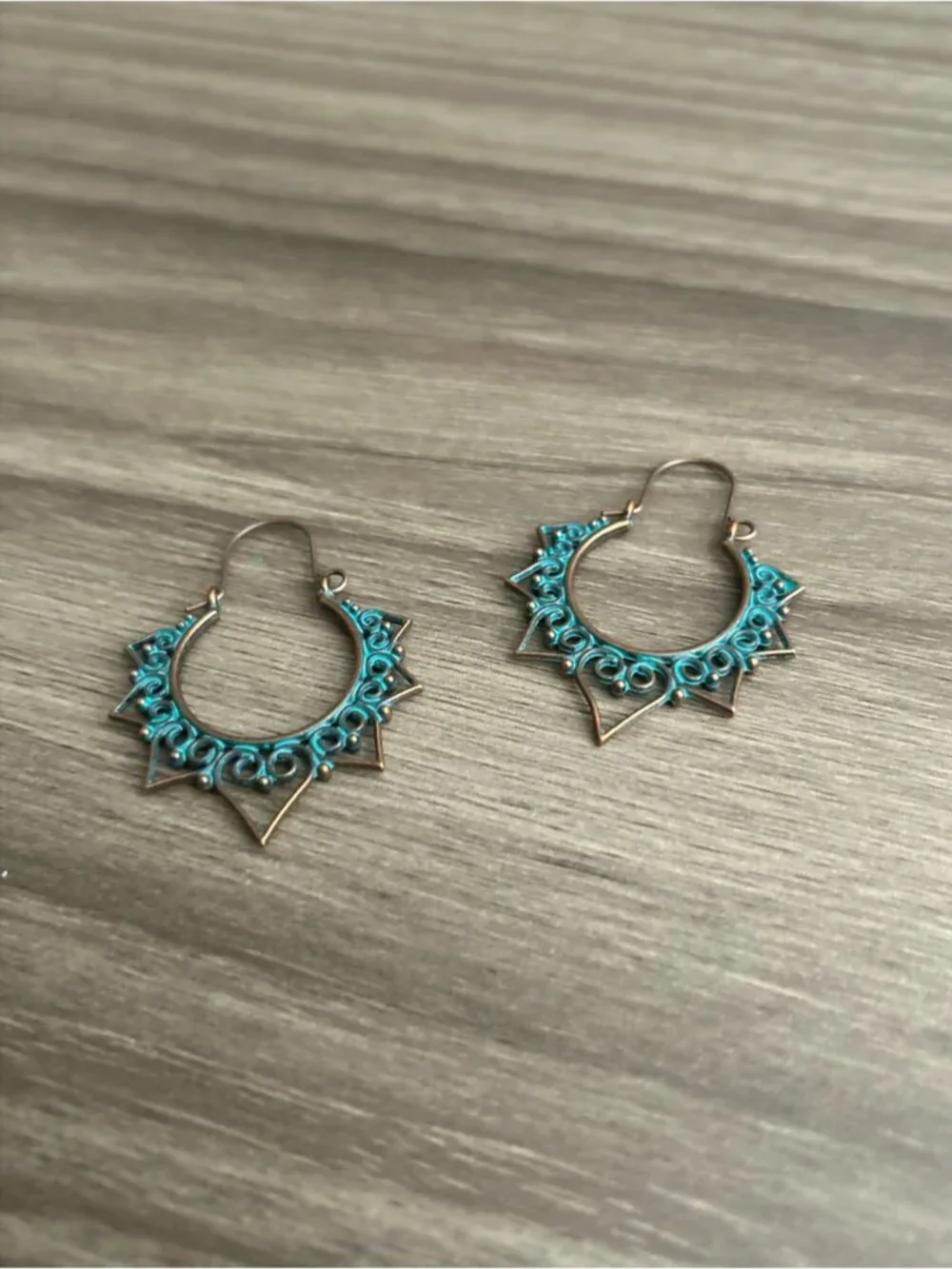 Boho hoop earrings Q1316